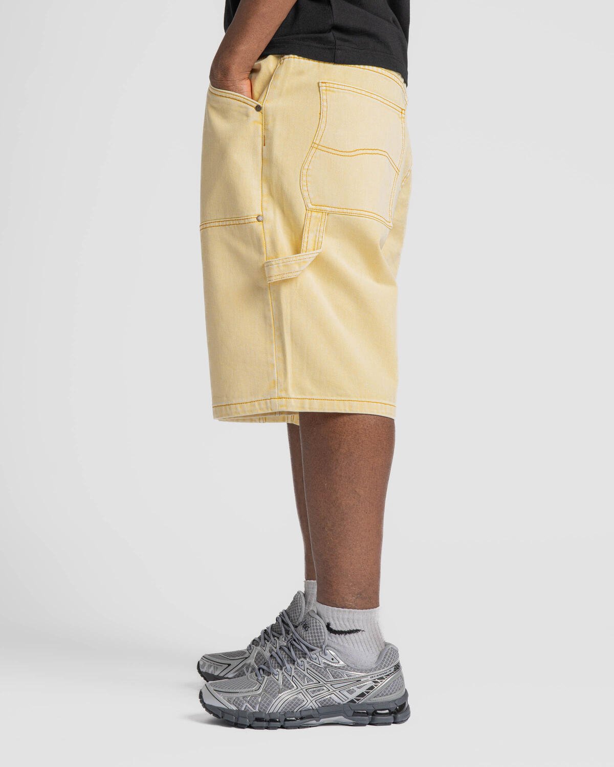 Dime Carpenter Denim Shorts | DIME2SP2515LEM | AFEW STORE